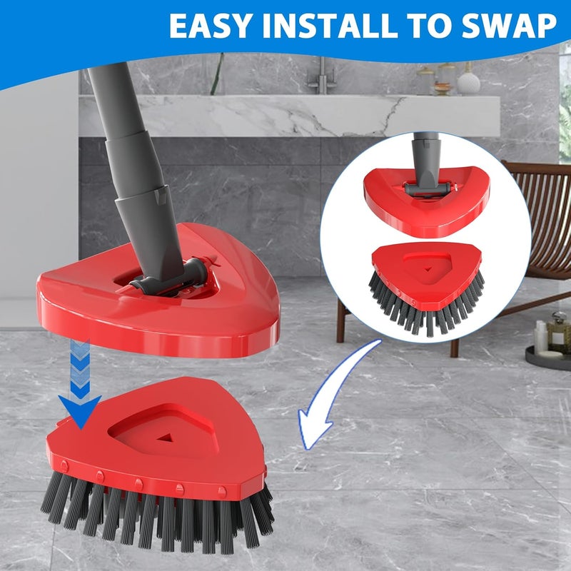SuperAbound Small Full Bristle Scrub Brush ONLY for O-Cedar RinseClean 2-Tank System - Image 4